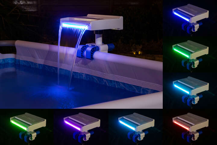 Bestway Pool LED-Wasserfall